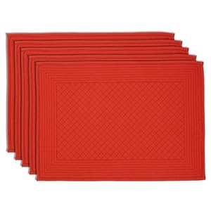 placemats washable cotton cushioned 48x33 cm