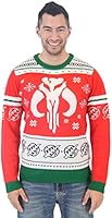 Star Wars Mandalorians Bounty Hunter Snowflakes Unisex Ugly Christmas Sweater