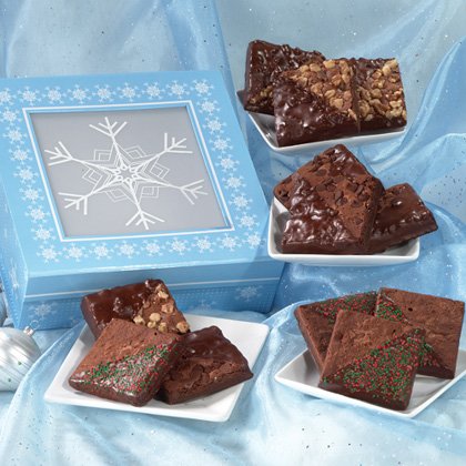 Holiday Brownies, 12 Brownies by Mrs. Beasley's