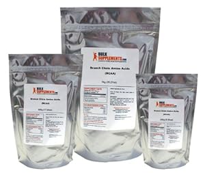 BulkSupplements Pure Branch Chain Amino Acids (BCAA) Powder (250 grams)