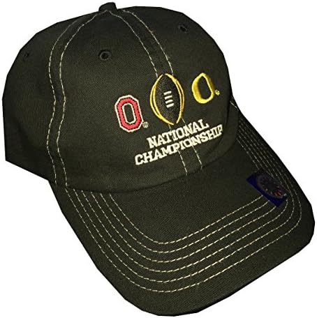 National Championship Black Dueling Ohio Sate Buckeyes vs Oregon Ducks Contrast Stitch Hat