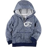 Carter's(カーターズ) ジップアップ マールド フレンチテリー フード ブルー アウターパーカー 3歳【並行輸入】