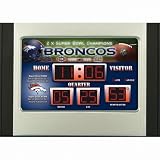 Denver Broncos Scoreboard Desk Clock