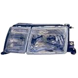 1990-1992 Lexus LS400 Headlight Assembly - Driver Side (with Fog Light) (1991) by AutoLightsBulbs
