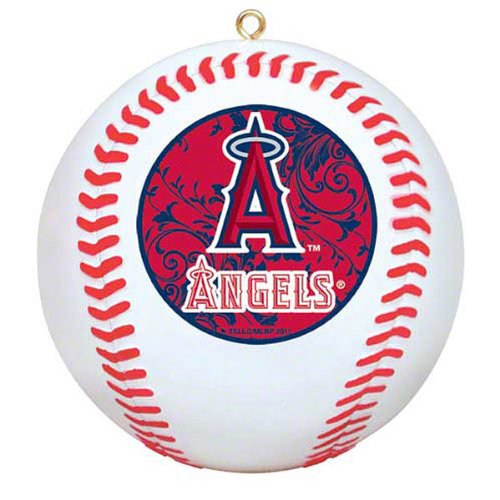 MLB Los Angeles Angels Mini Replica Baseball Ornament