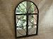 Shabby Cottage Chic Metal Mirror with Opening Doors