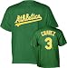 Eric Chavez Green Majestic Name and Number Oakland Athletics T-Shirt - XX-Large