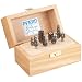 PFERD 8Piece Clog-Resistant Cut Bur Set With 1/4" Shank