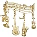 Musical Pin with Dangling Instruments, Vintage Jj In Gold with Matte Finish 51GGux%2BLG5L. SL75 Lover (clothing)