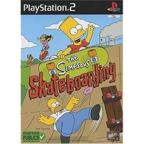 Simpsons Skateboarding