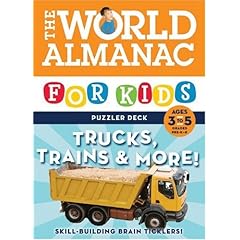 【クリックで詳細表示】The World Almanac for Kids Puzzler Deck： Trucks， Trains ＆ More！： Ages 3 to 5 Grades Pre-K - K [カード]