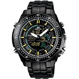 Casio Edifice Black Label Chrono - Yellow and Green Accents - Bracelet
