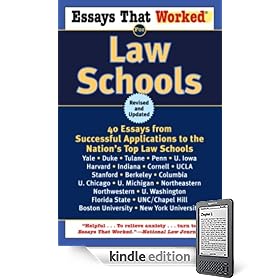 Essays That Worked for Law Schools (Revised): 40 Essays from Successful Applications to the Nation's Top Law Schools