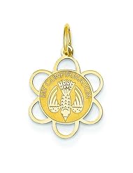 14K Gold My Confirmation Charm Holy Spirit Pendant