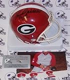 Herschel Walker Autographed/Hand Signed Georgia Bulldogs Mini Helmet with 82 Heisman Inscription