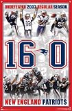 New England Patriots (Undefeated Season) Sports Poster Print - 24