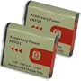 PRO SERIES Equivalent SONY NP-BG1 NP-FG1 Digital Camera Li Ion 2-Pack Battery for CyberShot DSC- H10 H50 H7 T20 and More Cameras