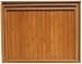 Bamboo Serving Trays Set / 3 Lg=19"L x 15 1/4"W x 1 3/4"H