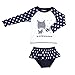 Vivobiniya Kid Girls Two-piece Swimsuits Upf50 Long Sleeve Swimwear 3-7T