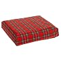 Duro-Med Convoluted Foam Chair Pads with Cover, Plaid