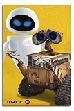 Gloss Laminated - WALL-E And Eve Pixar Disney Poster - 36 x 24 Inches (91.5 x 61 cms)