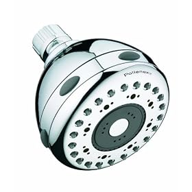 Pollenex PP9101X 9-Settings Showerhead, Chrome