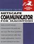 Netscape Communicator 4 for Macintosh (Visual QuickStart Guide)