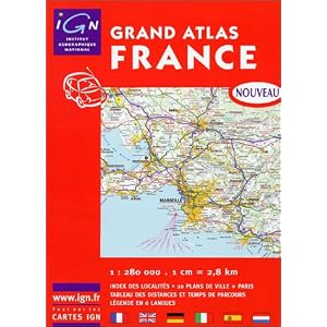 Atlas routiers : Grand Atlas France (A3)