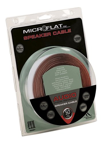 Acoustic Research Acoustic Research PR397 Pro II Series 1350-Watt Microflat Speaker Cable (50ft)