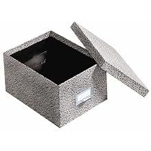Globe-Weis Index Card Storage Box, 5x8 Inches, Black, (95 BLA)