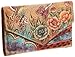 Anuschka Women's Genuine Leather Checkbook Wallet | Hand painted Original Artwork