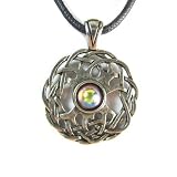 Celtic Sexuality Pewter Pendant on Corded Necklace, Celtic Harmony Collection