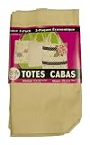 Loew Cornell TBN3-3636 Totally You, Tote Bags Value Pack, Natural