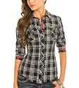 G by GUESS Susannah Plaid Shirt