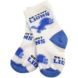 Detroit Lions White Infant (903) Bootie Socks