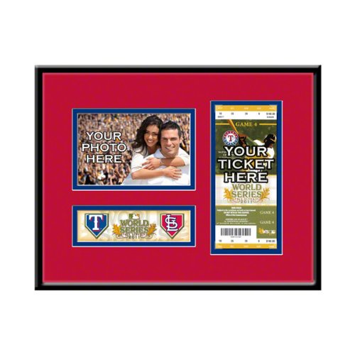 MLB Texas Rangers 2011 World Series Your 4x6 Photo Ticket Frame
