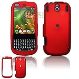 New Red Rubberized Coating Hard Case Phone Cover for Sprint Palm Pixi Protector Case