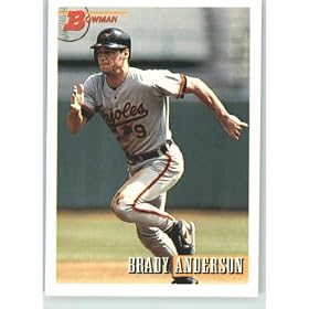 Buy 1993 Bowman #409 Brady Anderson - Baltimore Orioles (Baseball Cards)