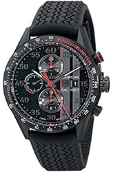 TAG Heuer Men's CAR2A83.FT6033 Carrera Analog Display Swiss Automatic Black Watch