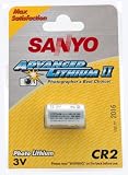 Sanyo Advanced Lithium II Camera Batteries Size CR2 (1 Box of 10)