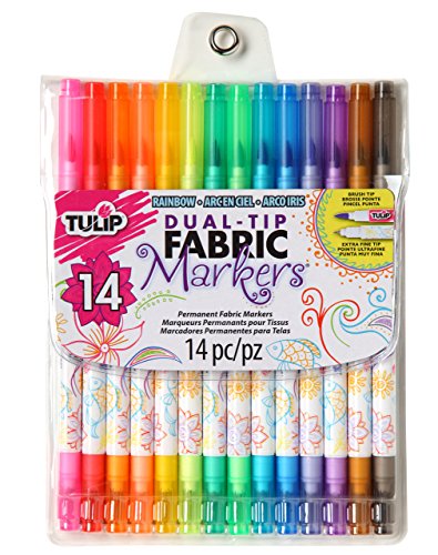 Review Of Tulip Dual-Tip Fabric Marker, 14-Pack