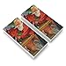 Christmas Holiday Santa in The Greenhouse Eraser Set of 2