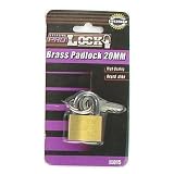 24 Brass Padlocks 20mm