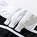 Krralinlin Men White Straight Distressed Ripped Denim Casual Pants Skinny Jeans