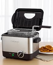 Cuisinart CDF-100 Compact 1.1-Liter Deep Fryer, Brushed Stainless Steel