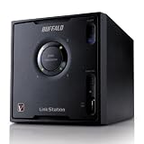 Buffalo LinkStation Pro Quad 12 TB (4 x 3 TB) USB 2.0 RAID Network Attached Storage LS-QV12TL/R5 (Black)