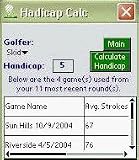 RMD Golf for Palm OS 5 downloadable Software
