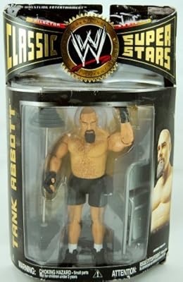 WWE - 2007 - Classic Super Stars - Series 15 - Tank Abbott Action Figure - w/ Barbells & Folding Chair - Limited Edition - Mint - Collectible