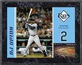 B.J. Upton Tampa Bay Rays 8x10 Color Plaque