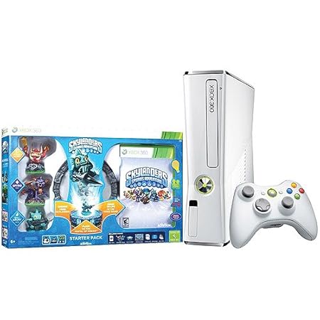 Xbox 360 Slim White 4gb Skylanders Special Edition Bundle